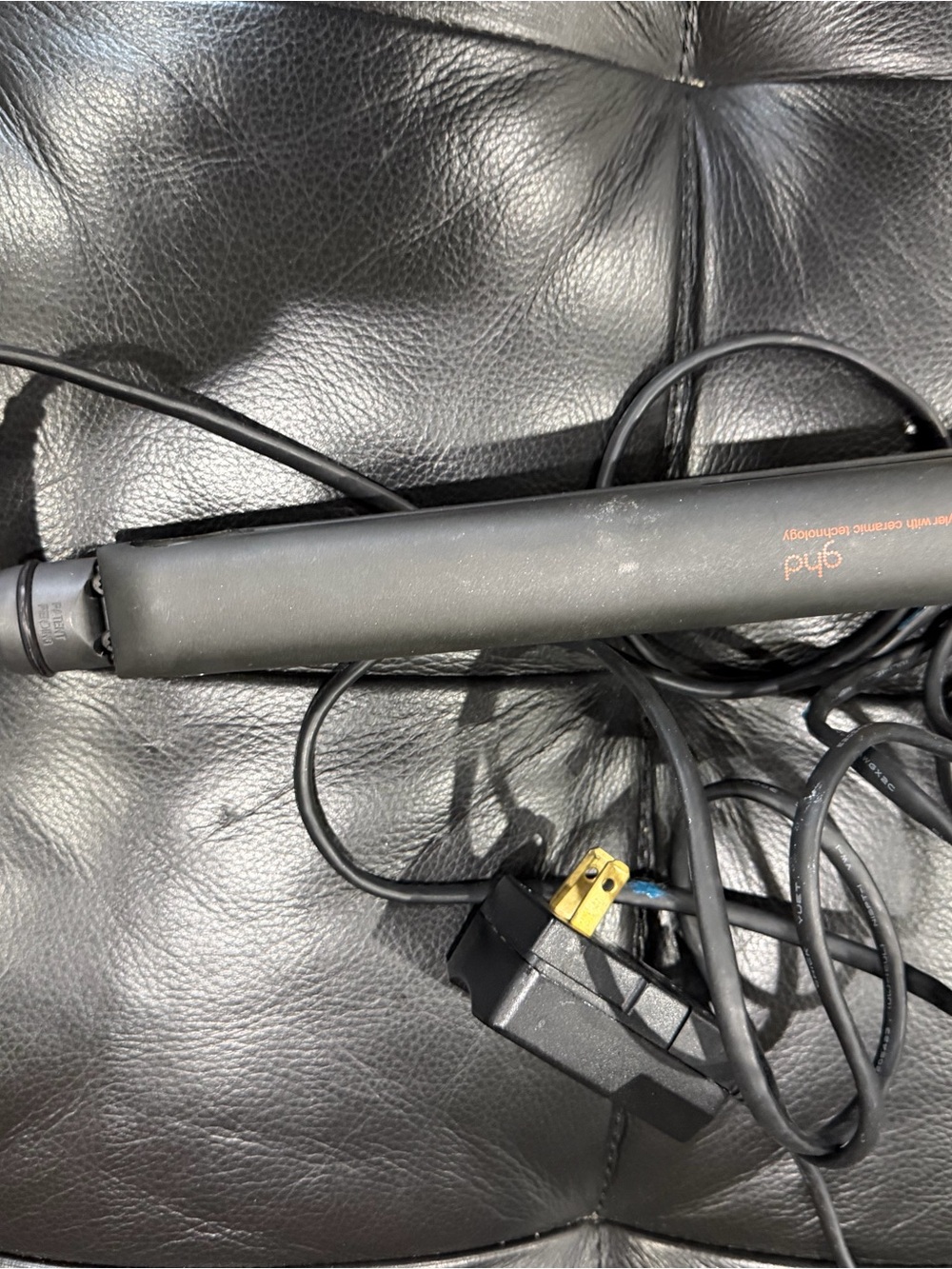 ghd Black Flat Iron Hair Straightener with Power Cord